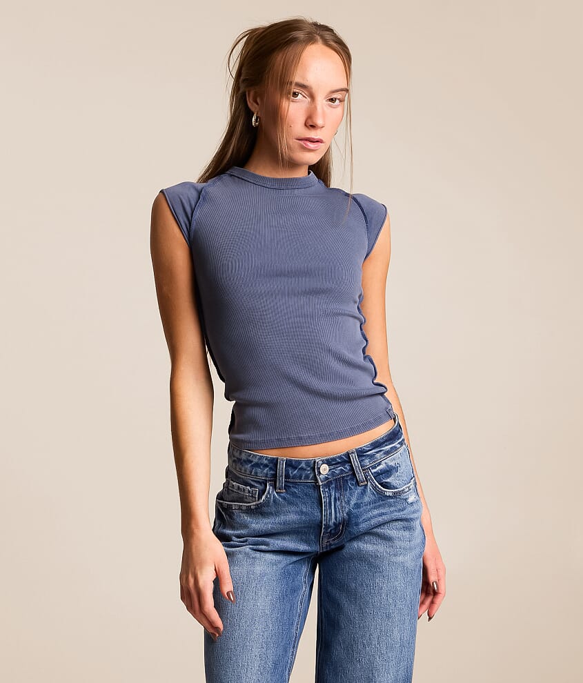 (取寄) フリーピープル レディース エバー ハッド ティー Free People women Ever Had Tee Hibiscus Pop Free People Ever Had T-Shirt - Women's T-Shirts in Hibiscus Pop