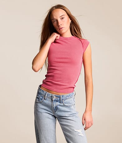 (取寄) フリーピープル レディース エバー ハッド ティー Free People women Ever Had Tee Hibiscus Pop c8a9568fd97225e3fad5c8717f4b5b