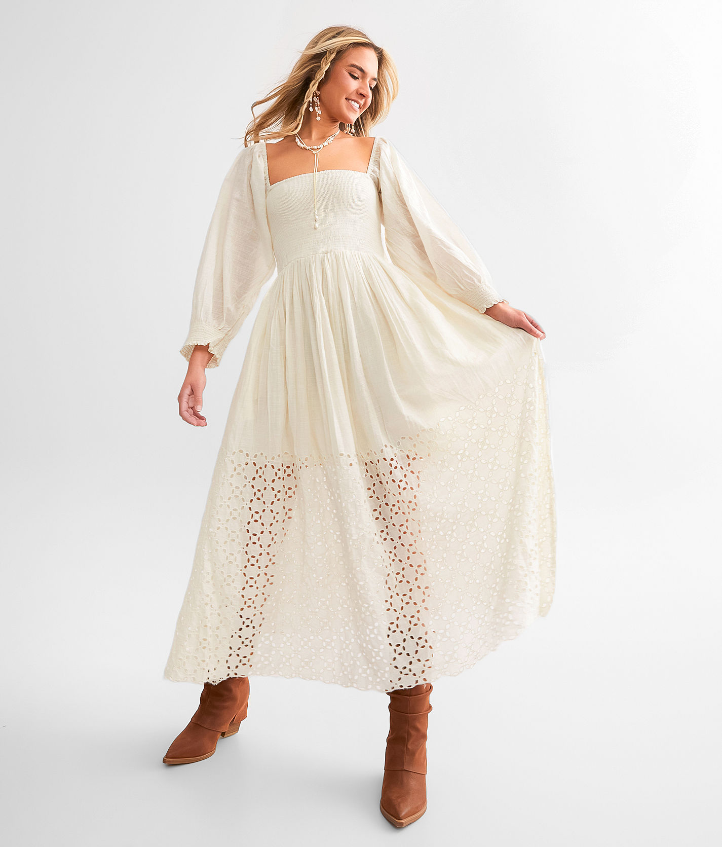 Free people will wait for you midi dress on sale