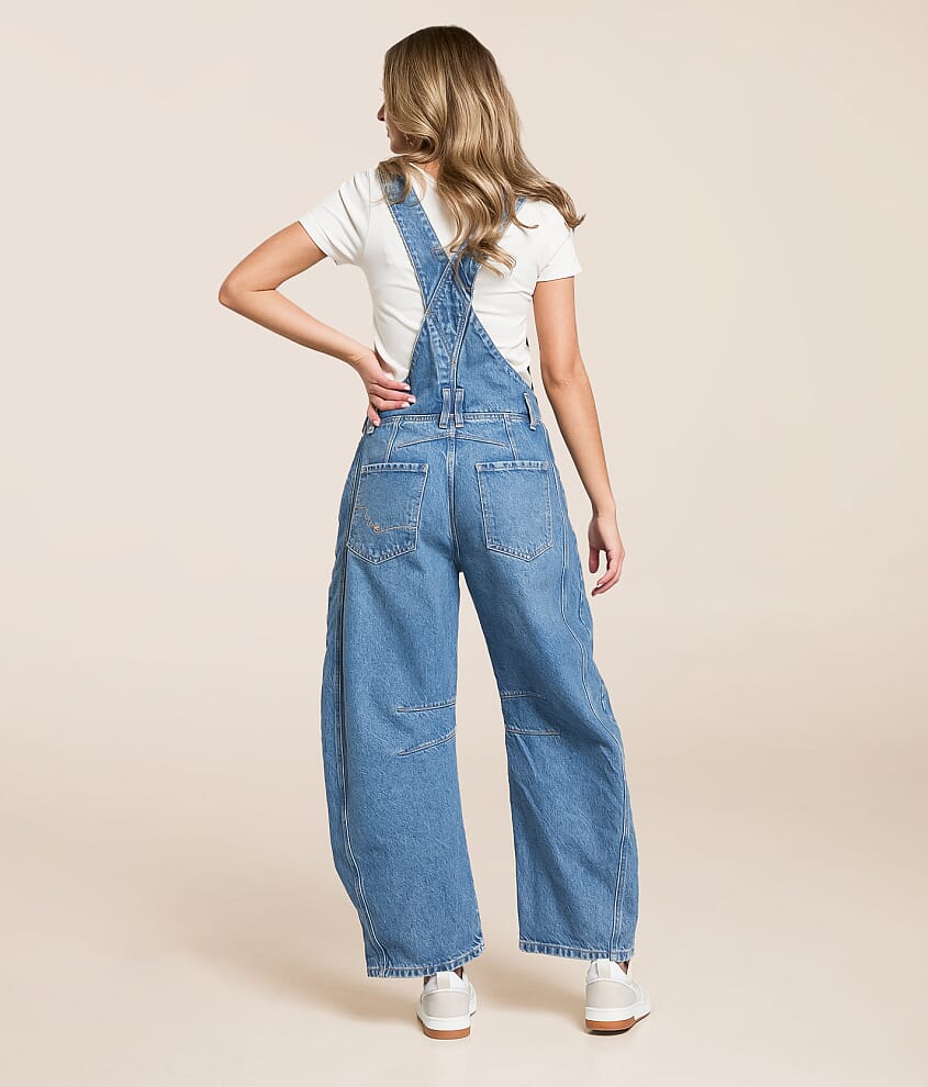 We The Free Good Luck Barrel Overalls