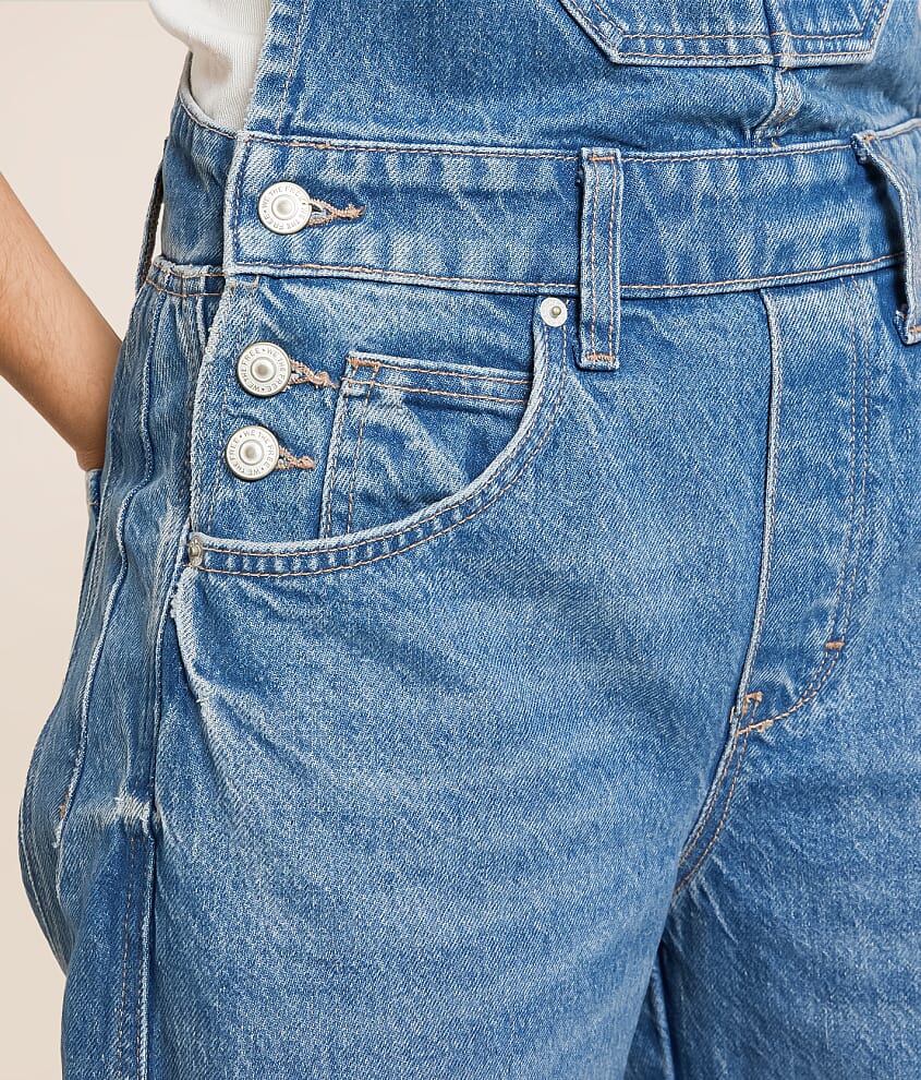 We The Free Good Luck Barrel Overalls