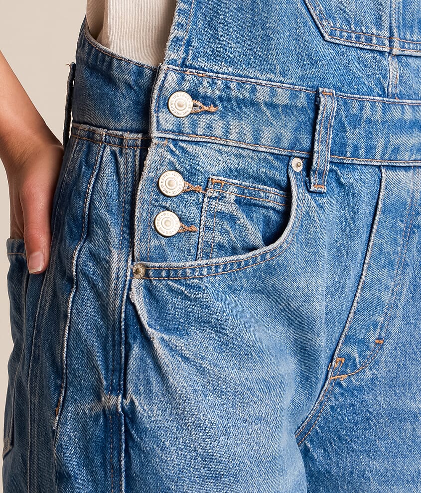 We The Free Good Luck Barrel Overalls