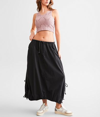 Free People Picture Perfect Parachute Skirt full right side view