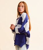 Free People Checker Easy Street Tunic Sweater - Women's