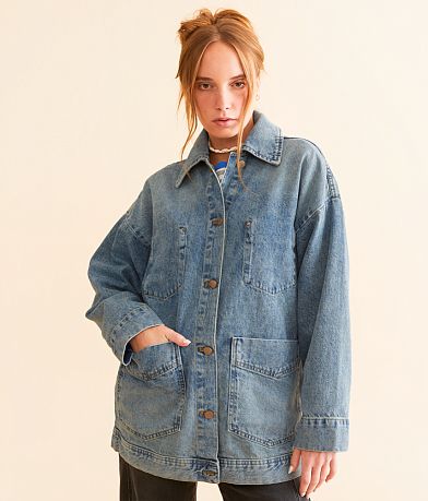 Free People Avery Oversized Denim Jacket FULL_RIGHT_SIDE