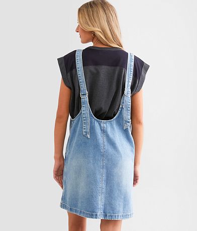 Free People High Roller Overall Dress BACK