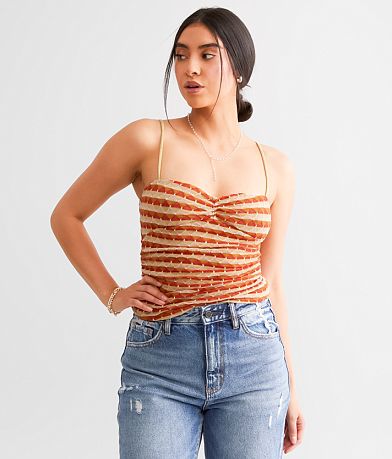 Free People New Love Cami Tank Top front view