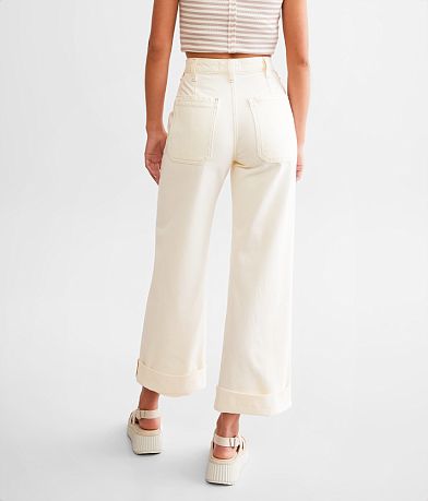Free People Palmer Wide Leg Cuffed Jean BACK