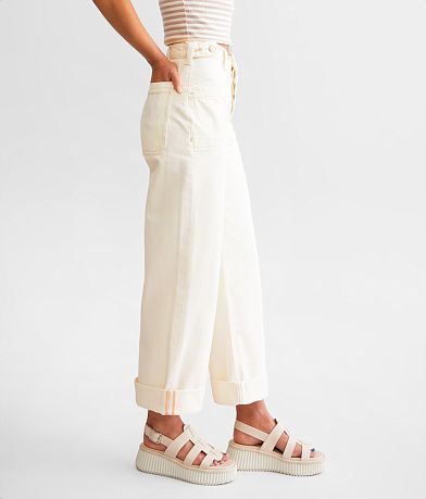 Free People Palmer Wide Leg Cuffed Jean FULL_LEFT_SIDE