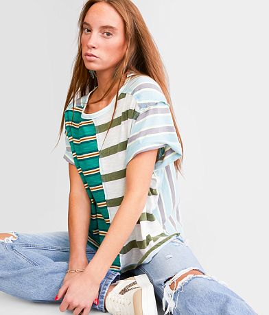 Free People Get Real T-Shirt front view