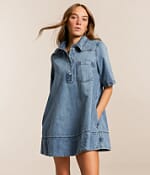 ★Free People フリーピープル レミノデニムミニドレス★ Free People Women's Remino Denim Mini, Ocean Blue at Amazon