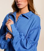 フリーピープル Free People Camden Henley レディース Sweaters Lake Victoria Free People Women's Camden Henley, Lake Victoria at Amazon
