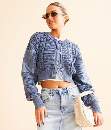 Heritage Cropped Cardigan Sweater