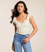 Free People Love You More Top - Women's Shirts & Blouses in Tofu