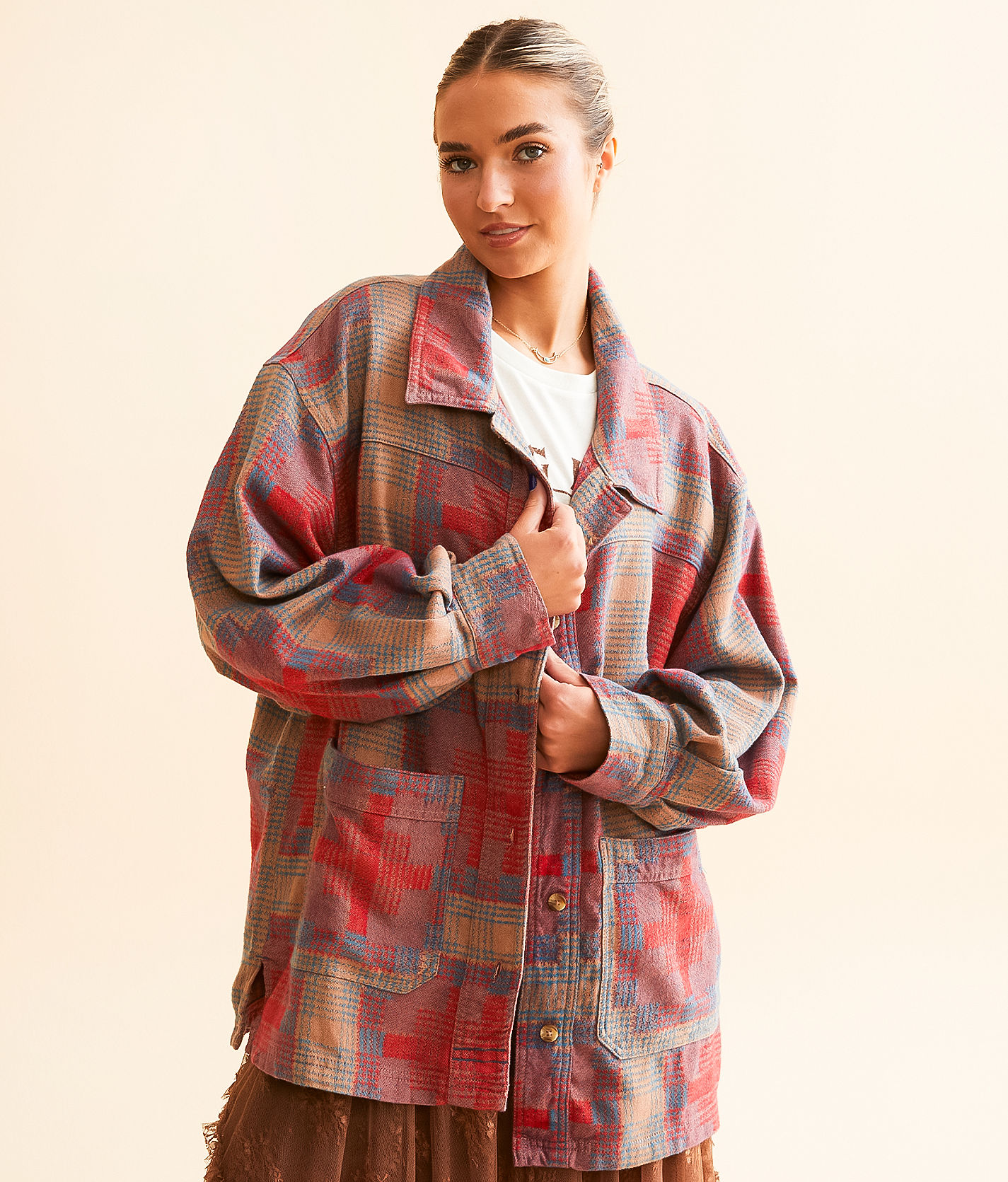 Free People Keep It Cozy Oversized Shacket - Women's Coats