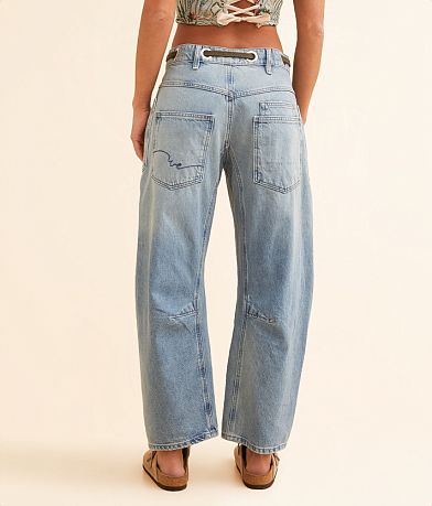 Free People Moxie Low Slung Pull On Jean BACK