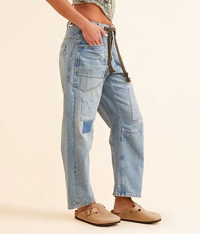 Free People Moxie Low Slung Pull On Jean FULL_LEFT_SIDE