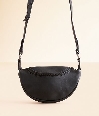 Free People Palmer Leather Crossbody Purse front view