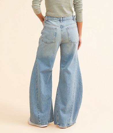 Free People Eden High Slouchy Wide Leg Jean BACK