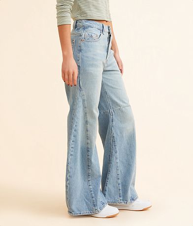 Free People Eden High Slouchy Wide Leg Jean FULL_LEFT_SIDE
