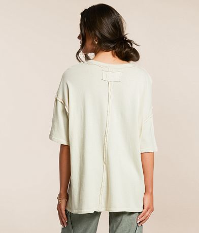 Free People Love Rose Oversized T-Shirt BACK