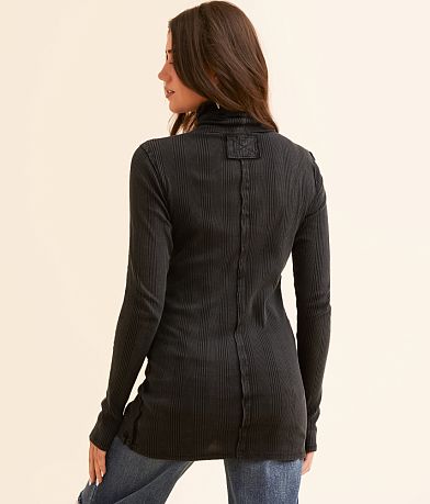 Free People Brynn Turtleneck Tunic Top back view
