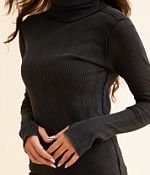 (取寄) フリーピープル レディース ブリン タートル Free People women Brynn Turtle Black Free People x We The Free Brynn Turtle Top in Black | REVOLVE