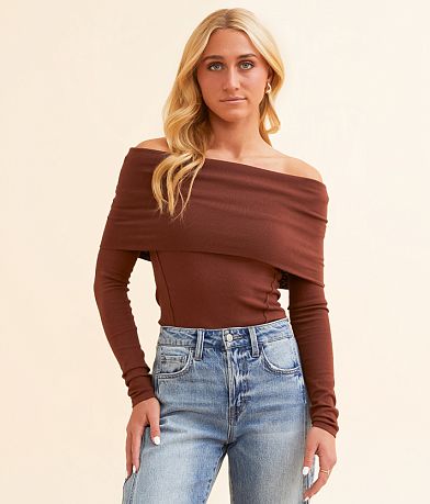 Free People Iris Off The Shoulder Top front view
