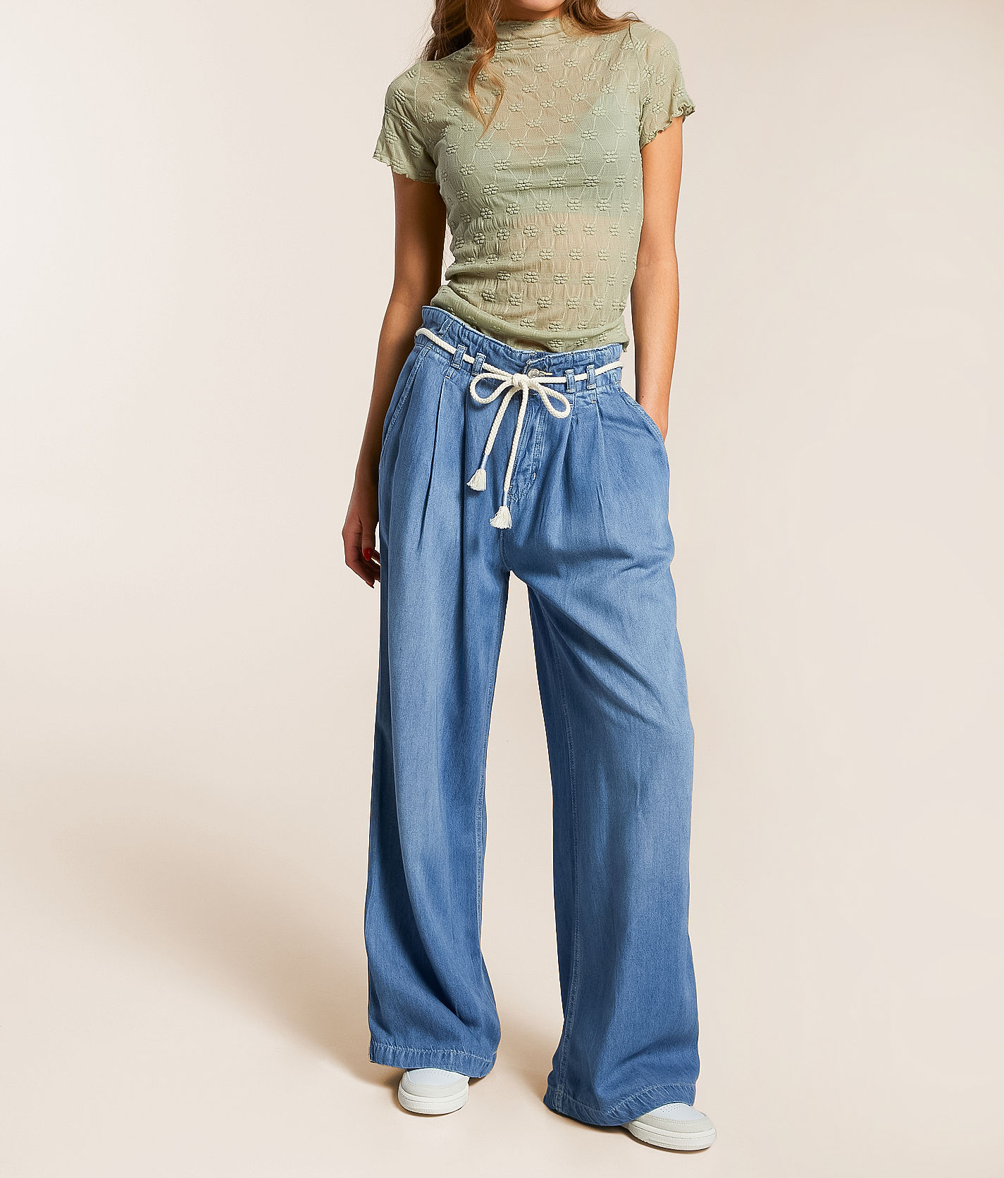 TWNのDation Wide Denim Pants TWP Dancing in the Dark Wide-Leg Jeans | Neiman Marcus