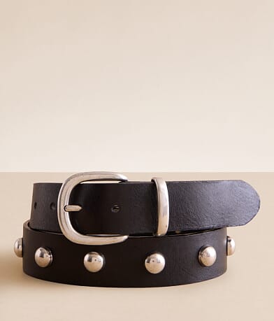 Free People Rhodes Studded Leather Belt front view