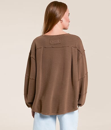 Free People Total Eclipse Oversized Top back view