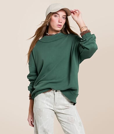 Free People Palm Springs Oversized Pullover front view