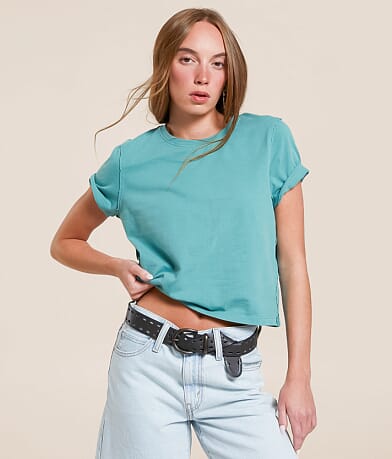 Free People Everyday Cropped T-Shirt front view