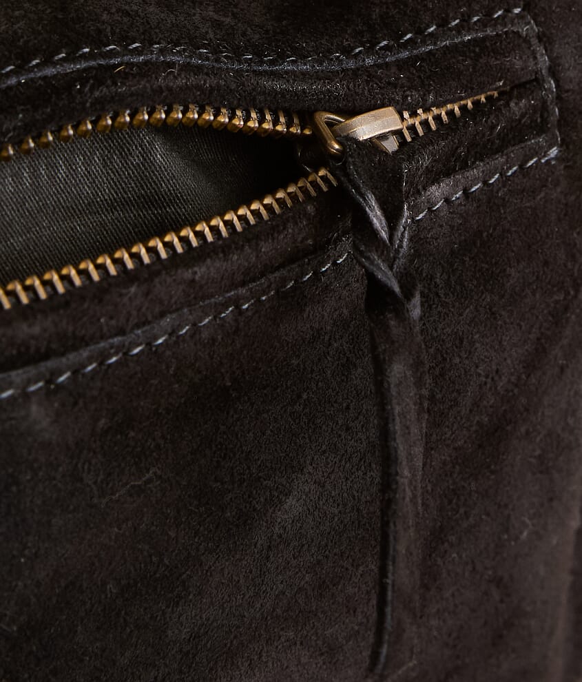 Rae Ruffle Leather Purse