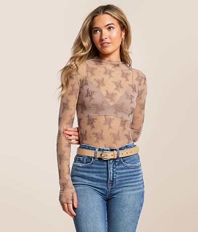 Free People Lady Lux Layering Top front view