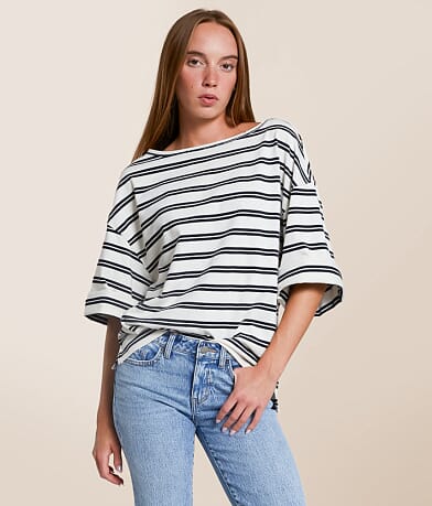 Free People Cest La Vie T-Shirt front view