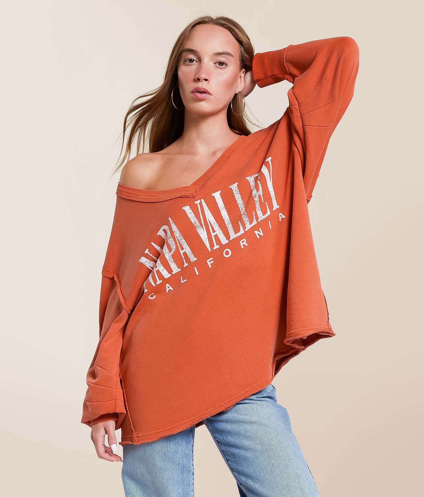 Free People Venice Oversized Pullover - Women's Sweatshirts