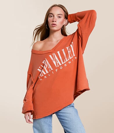 Free People Venice Oversized Pullover front view