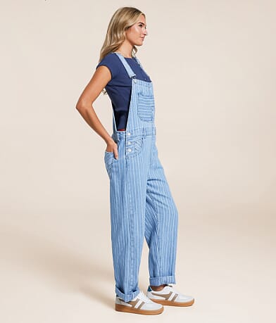 Ziggy Denim Cuffed Overalls thumbnail 3