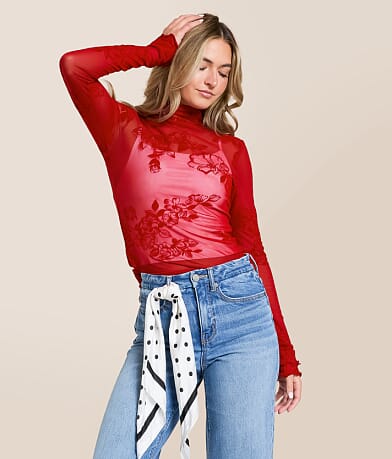 Free People You Decide Floral Top front view