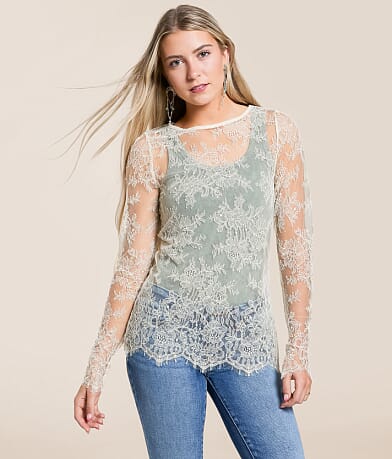 Free People Long Last Layering Top front view