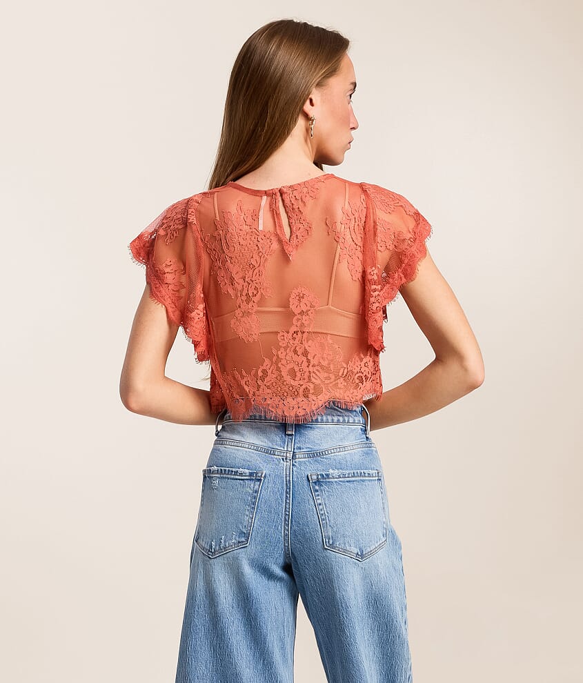 Lunar Ash Lace Top