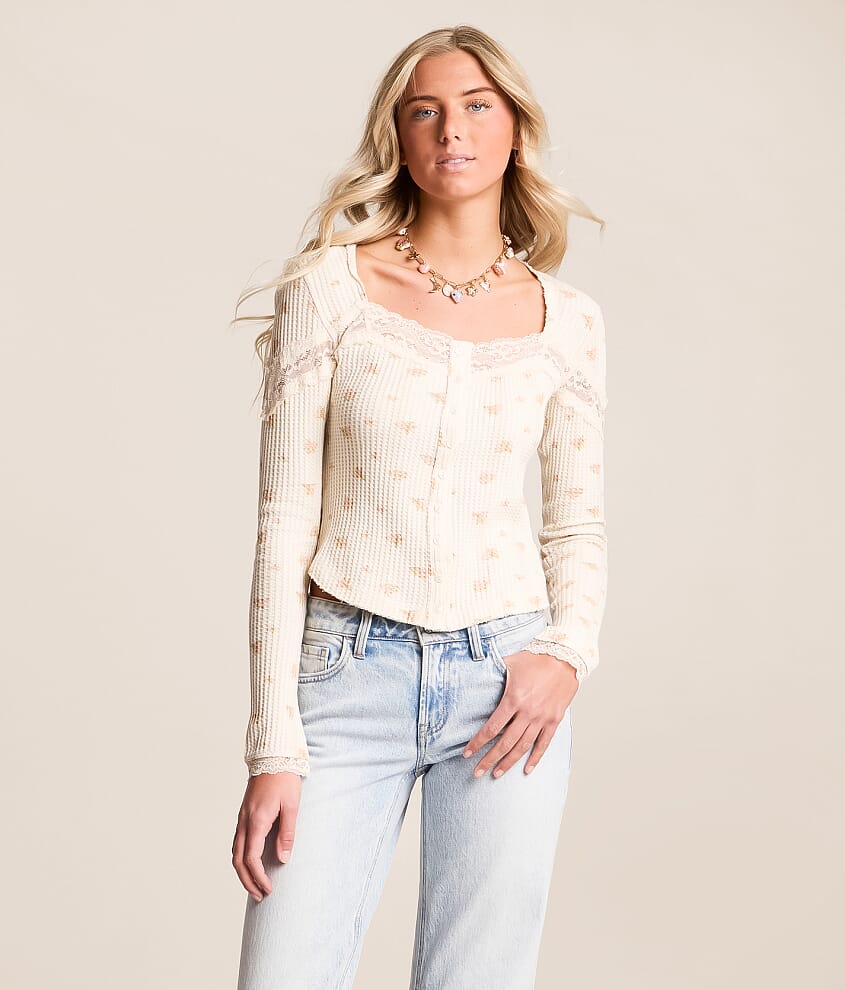 Free People Let's Party Cardi Top - Women's Shirts & Blouses in
