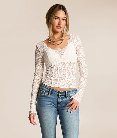 Free People All Night Long Top front view