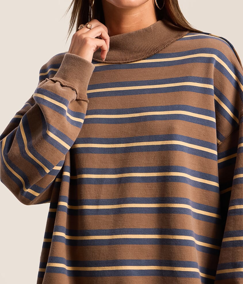Palm Springs Striped Pullover