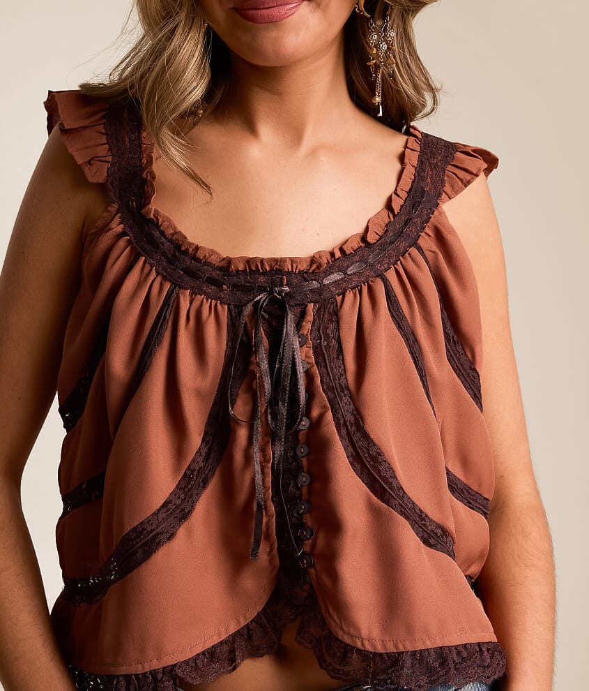 Mabel Ruffle Tank Top