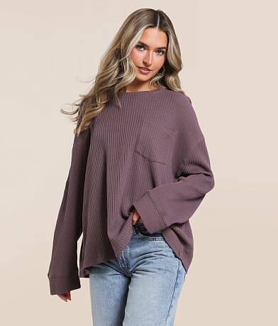 Free People Dawson Oversized Thermal front view