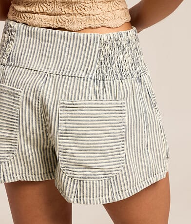 Luna Railroad Striped Pull-On Short thumbnail 5