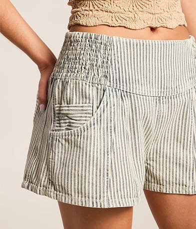Luna Railroad Striped Pull-On Short thumbnail 6