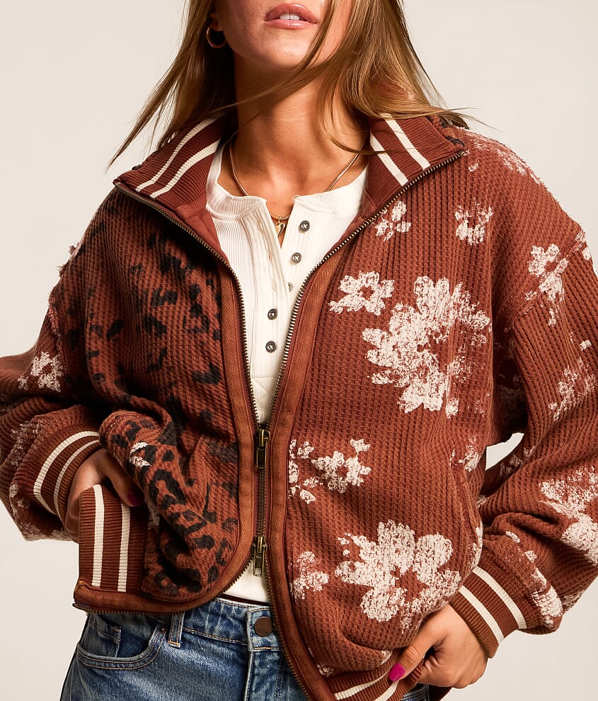 Print Mix Cardi Jacket